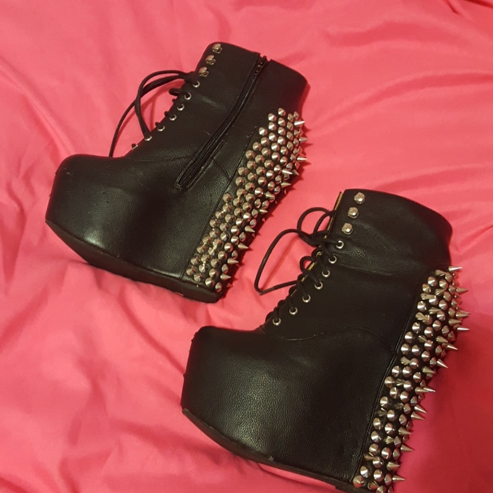Jeffrey Campbell😍Spike boots😎